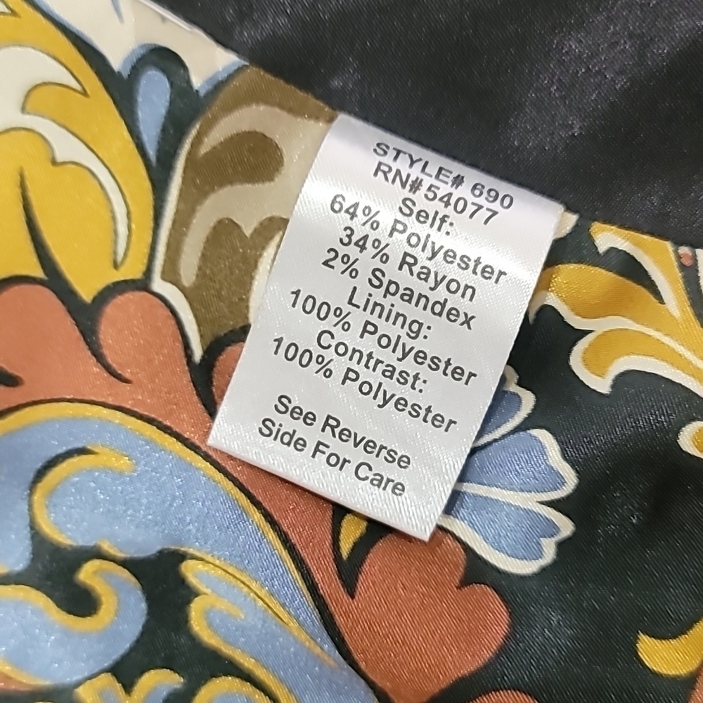 CAbi Black Double Breasted Lined Blazer Style#690 Size 6 - Picture 12 of 14